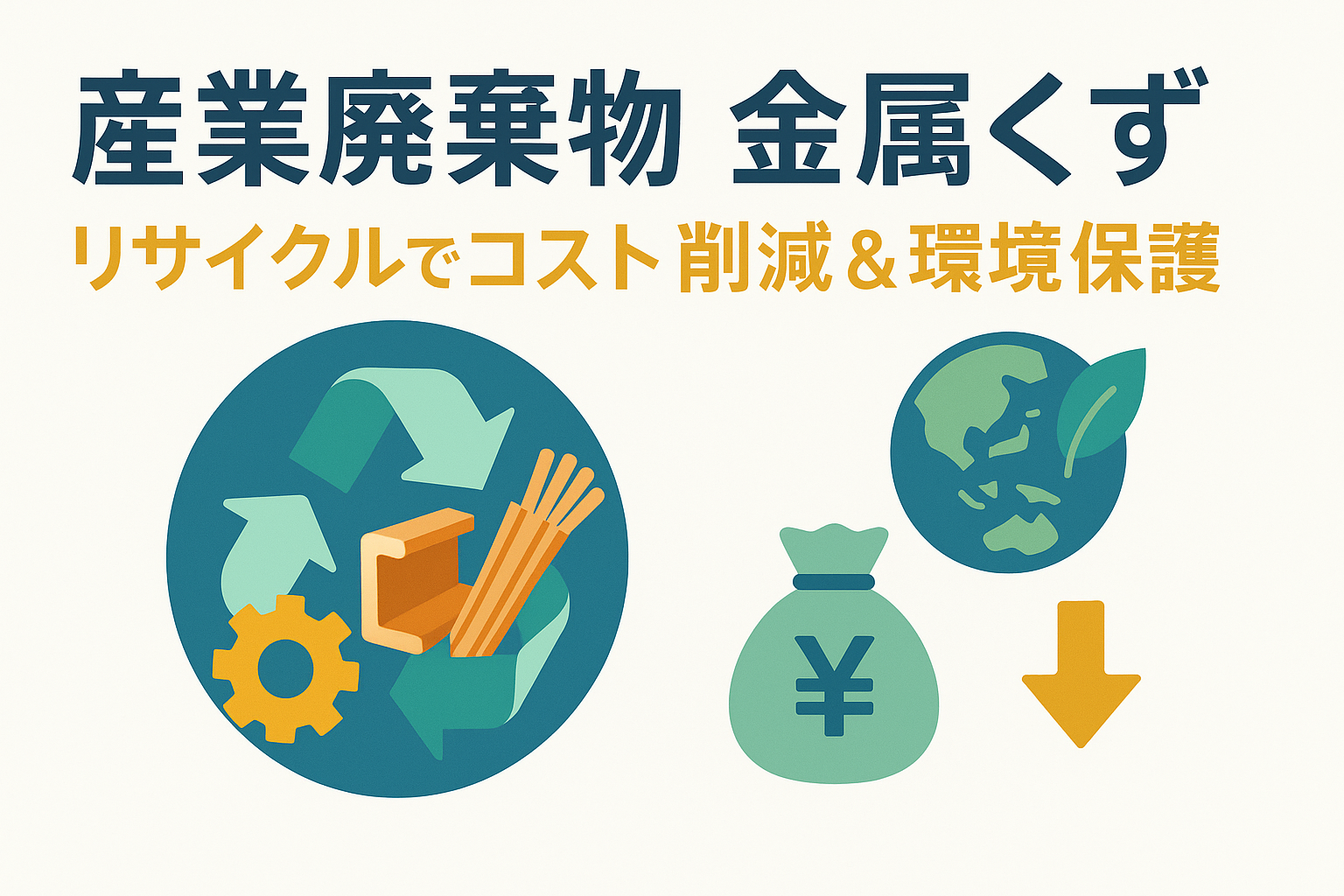 産業廃棄物の金属くずとは？有価物の判断、スクラップごとの違い等 | icサーキュラーソリューション